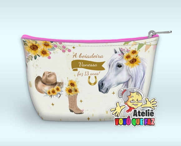 Necessaire Personalizada Boiadeira (temos Outros Modelos).