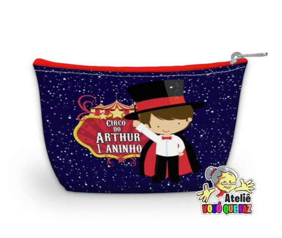 Necessaire Personalizada Circo/mágico