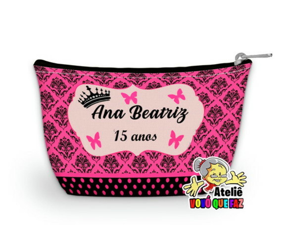 Necessaire Personalizada Debutantes/ 15 Anos ( Faço Outros )