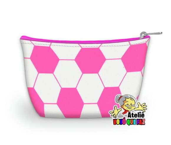 Necessaire Personalizada Futebol Menina