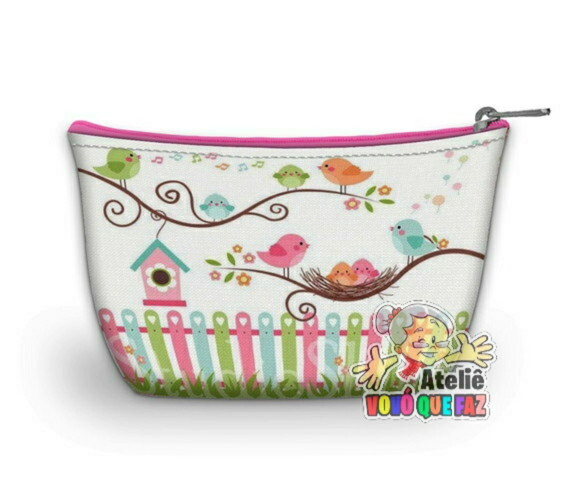 Necessaire Personalizada Jardim Encantado