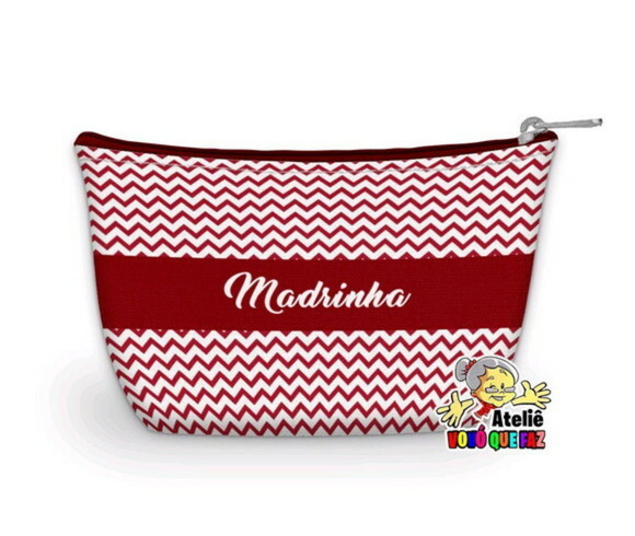 Necessaire Personalizada Madrinha Casamento ( Faço Outros )