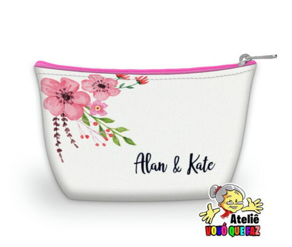 Necessaire Personalizada Madrinha Casamento ( Faço Outros )