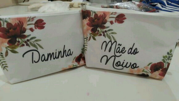Necessaire Personalizada Madrinha Casamento ( Faço Outros )
