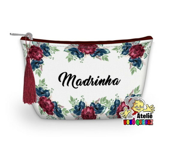 Necessaire Personalizada Madrinha Franja ( Faço Outros )