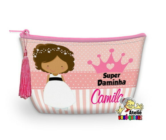 Necessaire Personalizada Madrinha Franja ( Faço Outros )