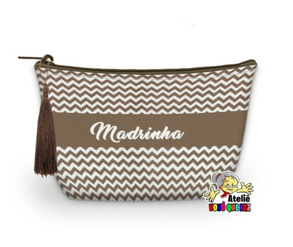 Necessaire Personalizada Madrinha Franja ( Faço Outros )