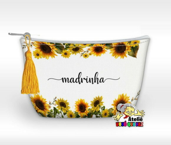 Necessaire Personalizada Madrinha Franja ( Faço Outros )