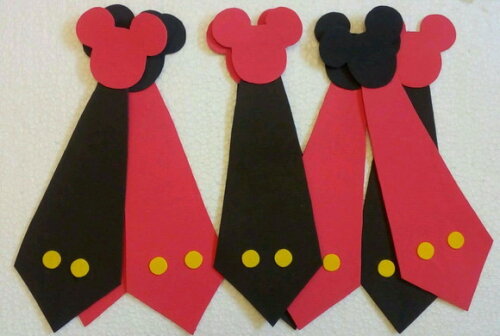 15 GRAVATAS DE EVA MICKEY OU MINNIE INFA