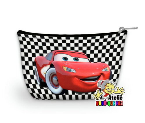 30 Necessaire Personalizada Relâmpago Mcqueen (faço Outros)
