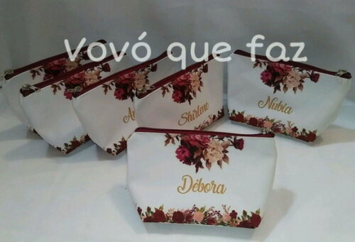 30 Necessaires Personalizada Madrinha (faço Outros)