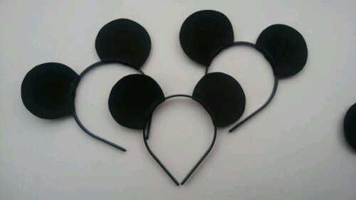30 Tiaras de Eva Orelhas Minnie ou Mickey Mouse