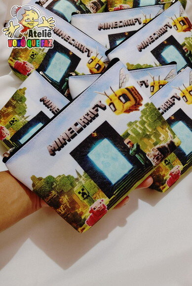 35 Necessaires Personalizada Minecraft