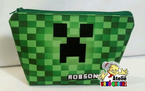 50 Necessaire Personalizada Minecraft