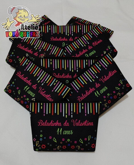 50 Necessaires Personalizada Balada Neon