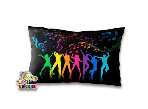 60 Almofada 18x28 Personalizada Balada Neon