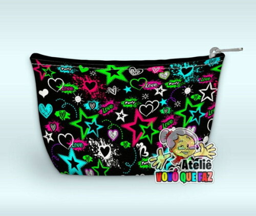 60 Necessaires Personalizadas Balada Neon