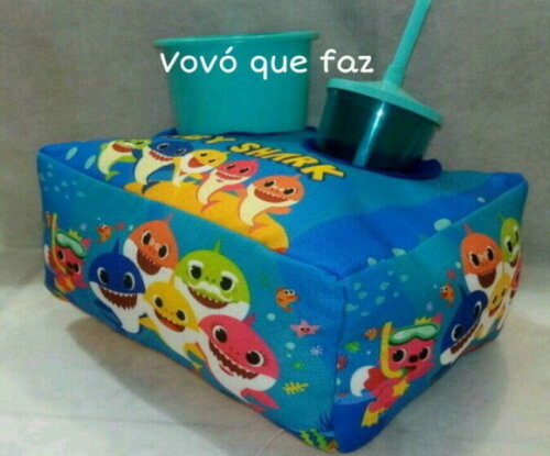 Almofada Kit Cinema Personalizado Baby Shark