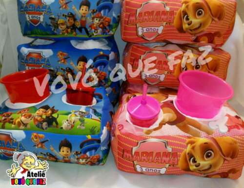 Almofada Kit Cinema Personalizado Patrulha Canina