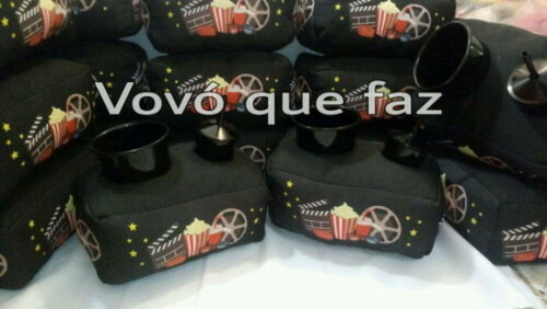 Almofada Kit Cinema Personalizado Tema Cinema