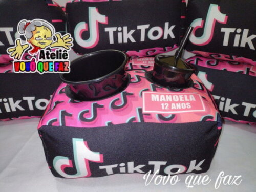 Almofada Kit Cinema Personalizado Tik Tok