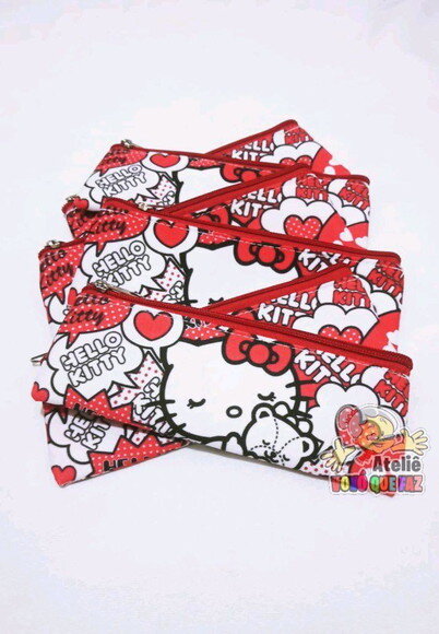Estojo Slim Personalizado Hello Kitty Tam; 19x7