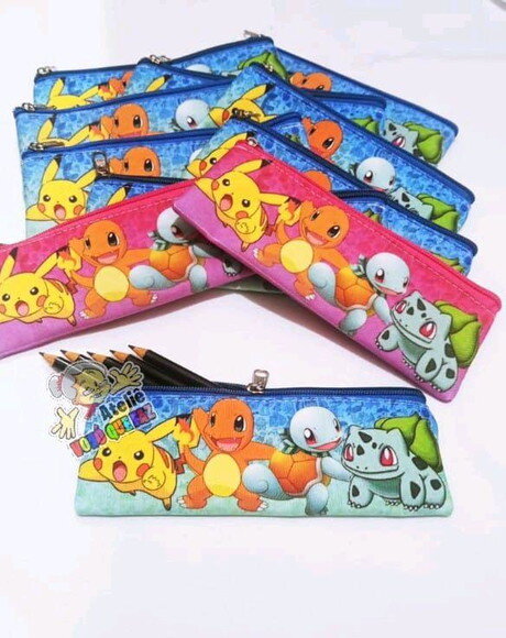 Estojo Slim Personalizado Pokémon Tam: 19x7