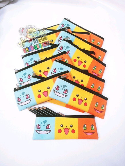 Estojo Slim Personalizado Pokémon Tam: 19x7