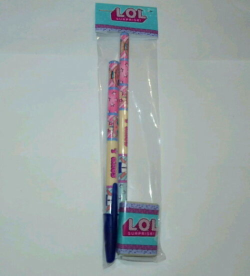 Lápis, Caneta e Borracha Personalizado