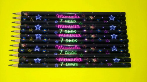Lápis Personalizado Neon