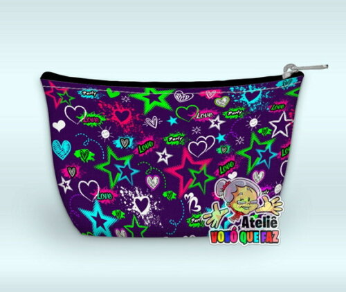 Necessaire Personalizada Balada Neon