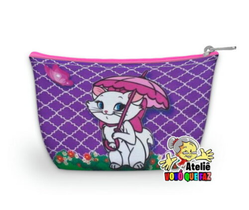 Necessaire Personalizada Gatinha Marie