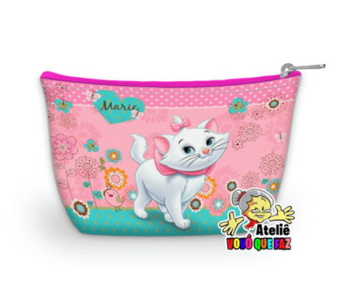 Necessaire Personalizada Gatinha Marie