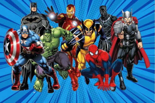 Necessaire Personalizada Heróis de Marvel