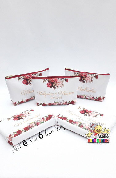 Necessaire Personalizada Madrinha Casamento ( Faço Outros )
