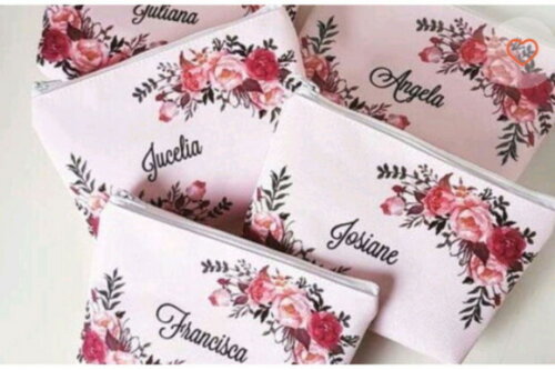 Necessaire Personalizada Madrinha Casamento ( Faço Outros )