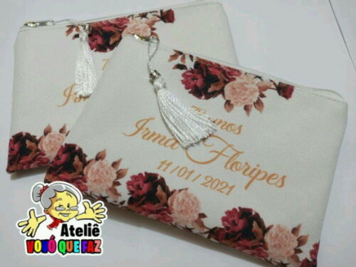 Necessaire Personalizada Madrinha Franja ( Faço Outros )