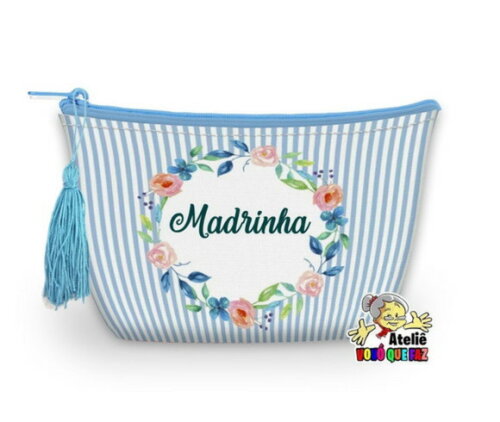 Necessaire Personalizada Madrinha Franja ( Faço Outros )