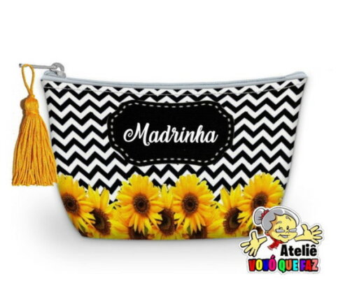 Necessaire Personalizada Madrinha Franja ( Faço Outros )
