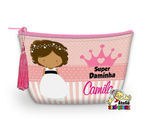 Necessaire Personalizada Madrinha Franja ( Faço Outros )