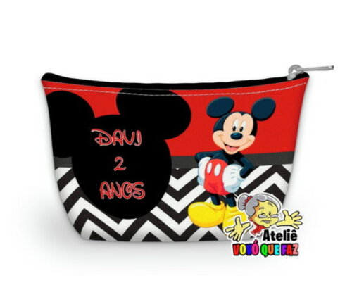 Necessaire Personalizada Mickey Mouse