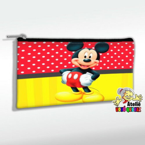 Necessaire Personalizada Mickey Mouse Slim