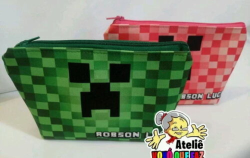 Necessaire Personalizada Minecraft