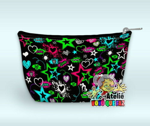 Necessaire Personalizada Neon