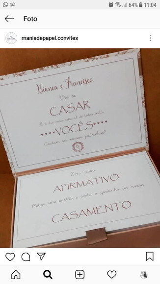Caixa Cartonada Padrinhos Rosé