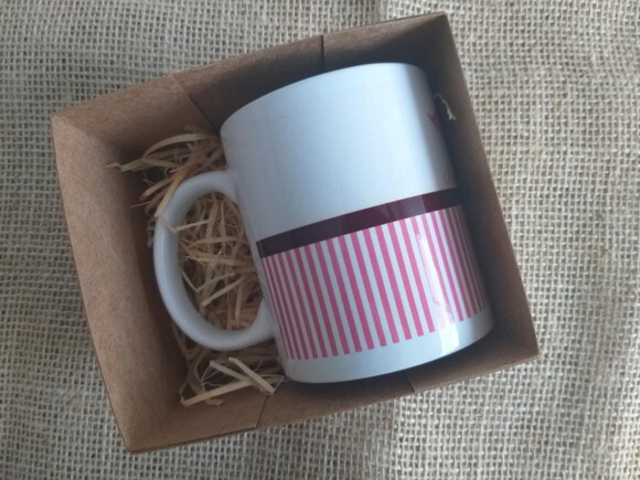 Caixa em papel kraft para 1 caneca