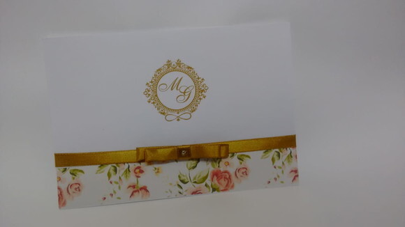 Convite Casamento Floral