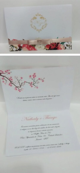 Convite Casamento Marsala