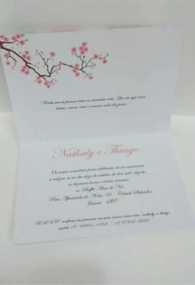 Convite Casamento Marsala
