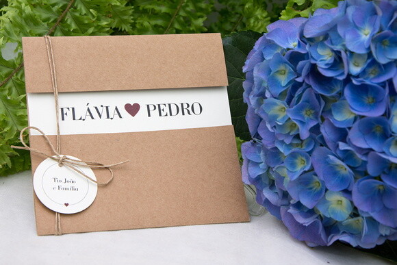 Convite Casamento Modelo Janela